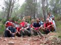 El grupo en la senda de La Bojera