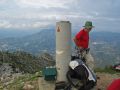 Jose Miguel llegando a la cima