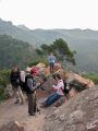 Descanso a las puertas del castillo
